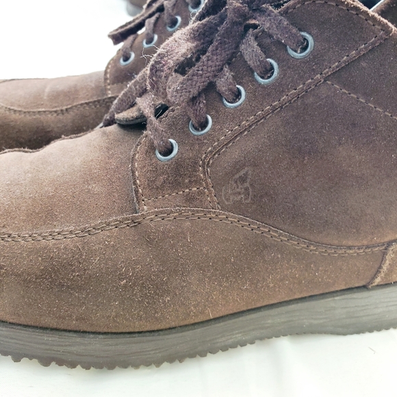 Ankle boots brown suede by  Hogan - Picture 8 of 15